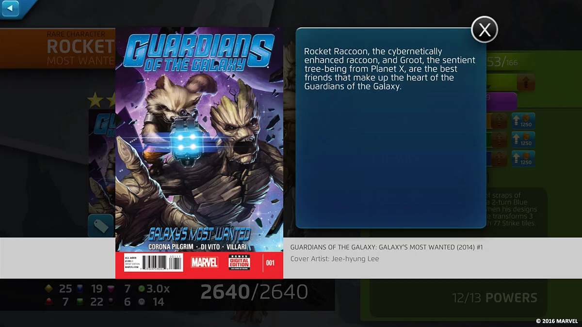 Скриншоты из Marvel Puzzle Quest: Dark Reign