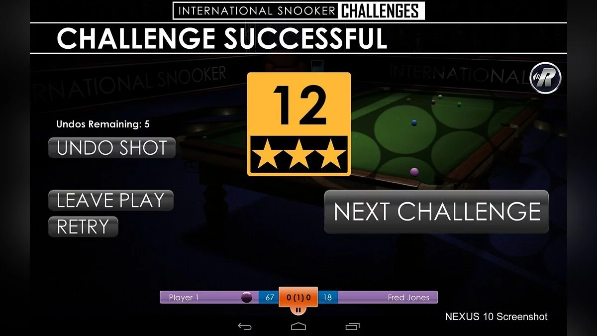 Скриншоты из IS Snooker Challenges