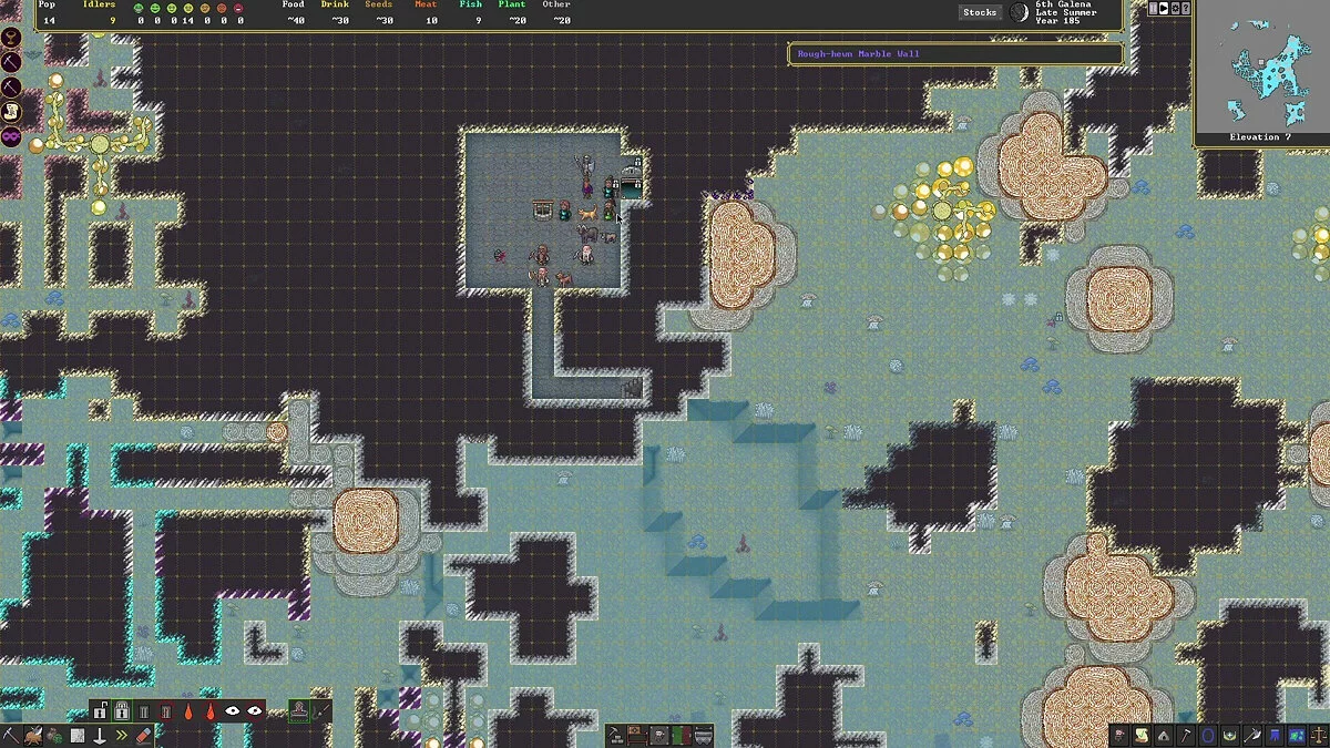 Скриншоты из Dwarf Fortress