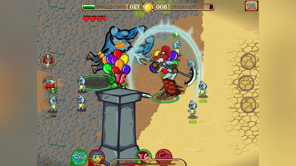 Скриншоты из Hero Bash