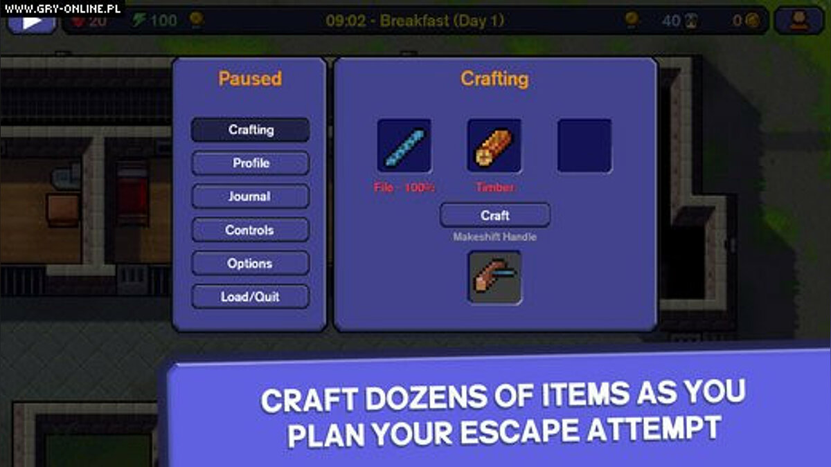 В The Escapists нет звука