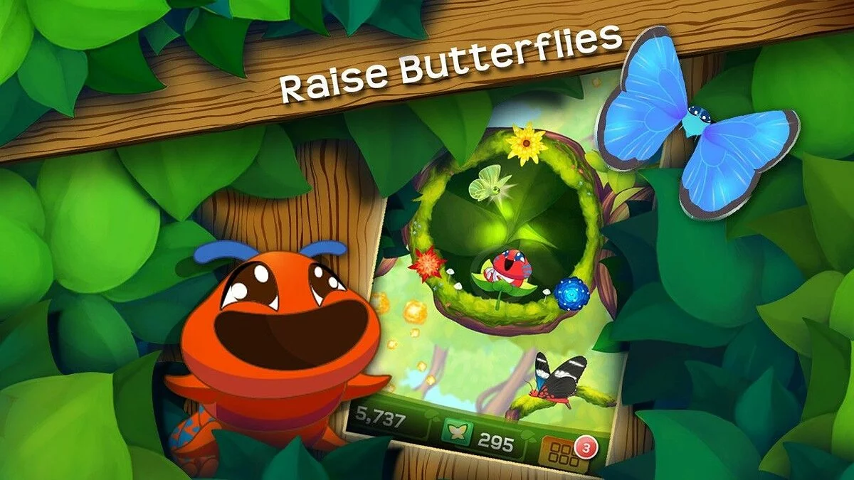 Скриншоты из Flutter: Butterfly Sanctuary