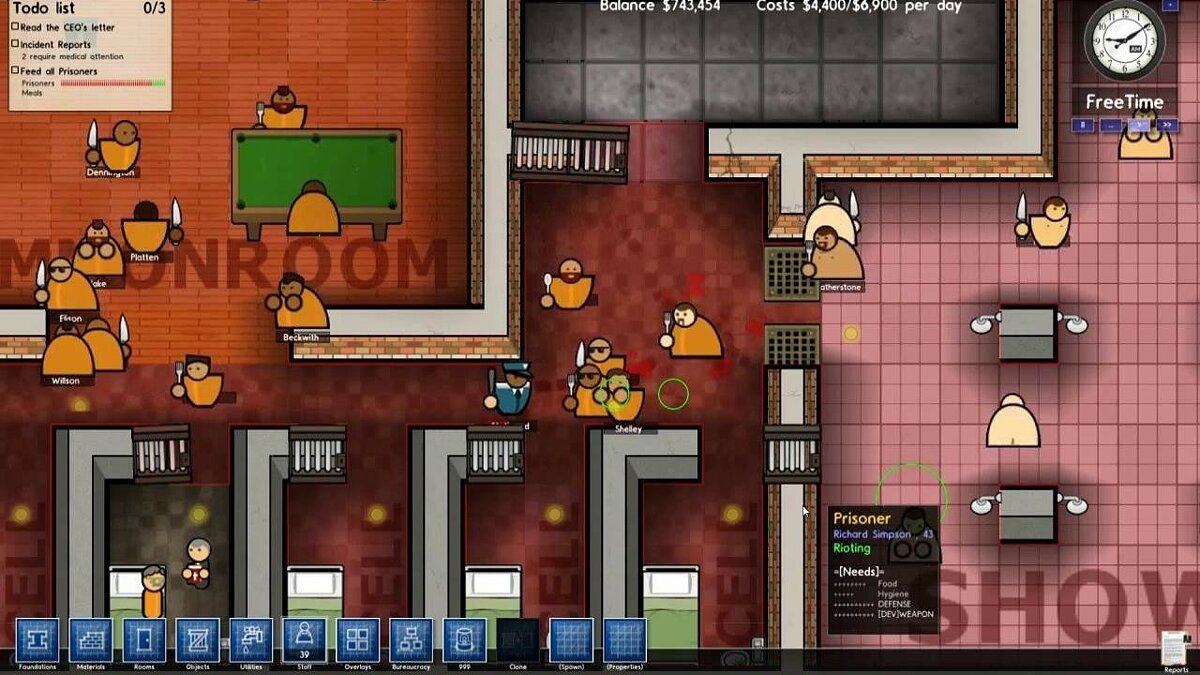 Prison Architect черный экран