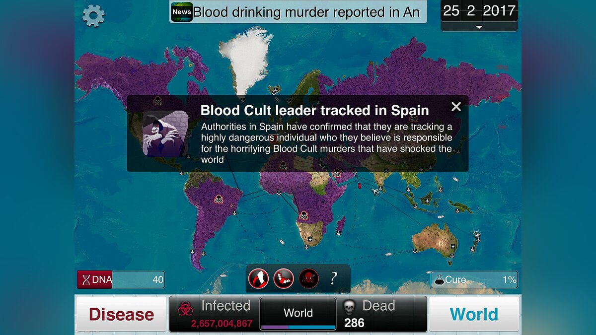 Plague Inc: Evolved не устанавливается