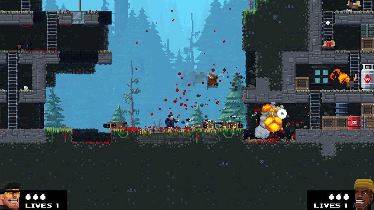 Broforce как играть по сети в стим фото 90