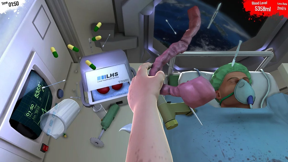 Скриншоты из Surgeon Simulator 2013