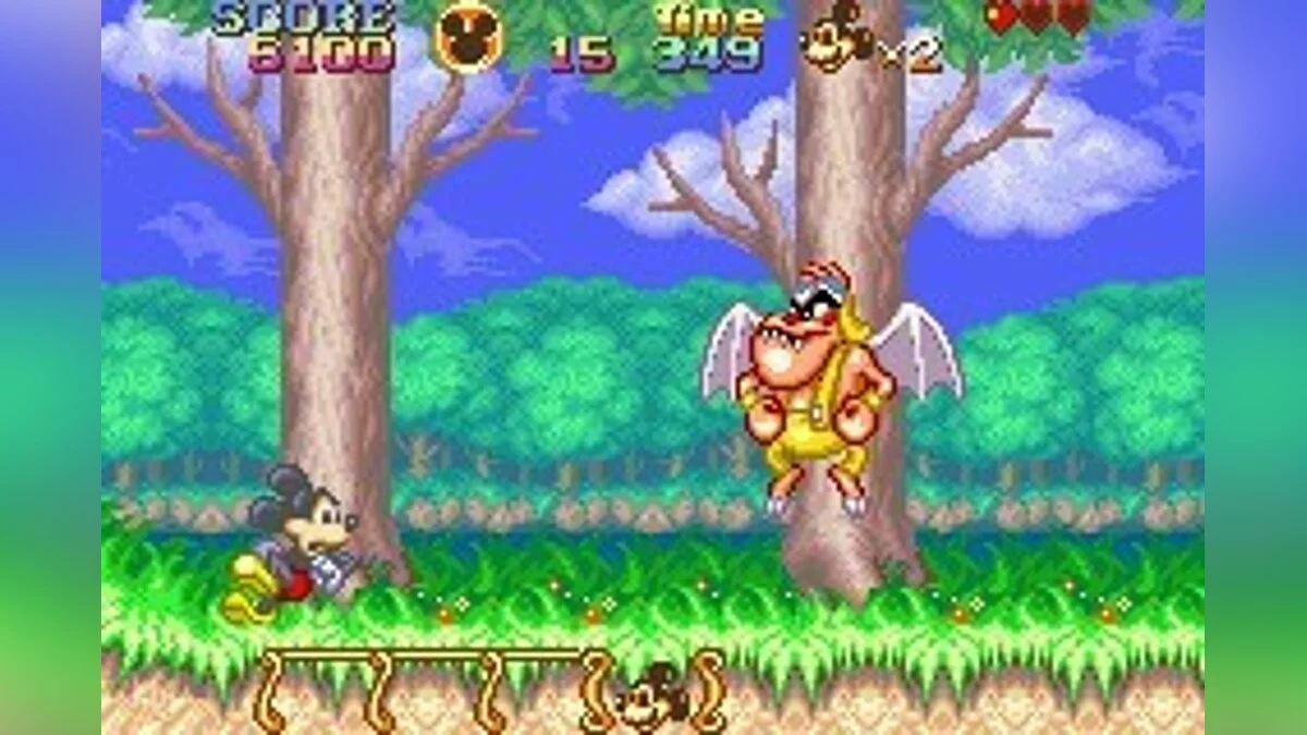 Скриншоты из Disney's Magical Quest Starring Mickey & Minnie