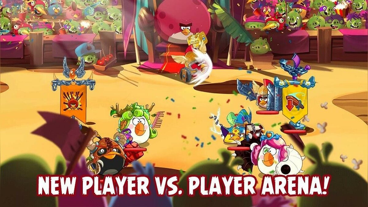 Скриншоты Angry Birds Epic - всего 13 картинок из игры