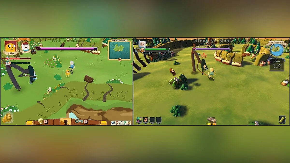 Скриншоты из Adventure Time: Finn and Jake's Epic Quest