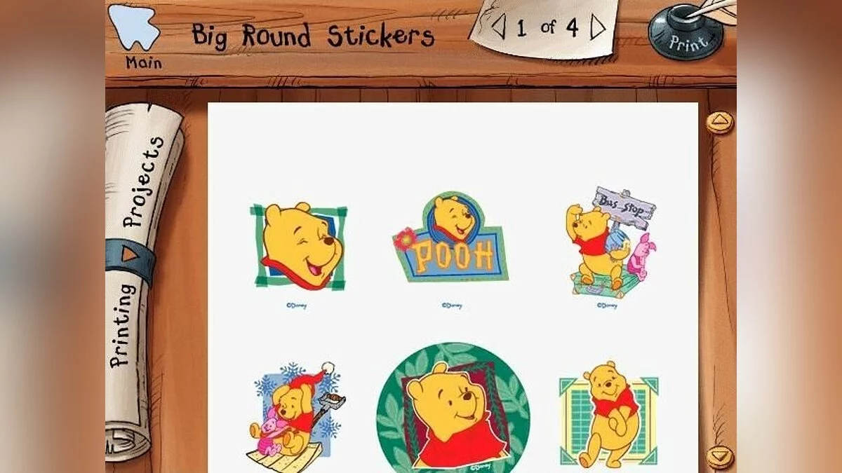 Скриншоты из Disney's Winnie the Pooh Preschool