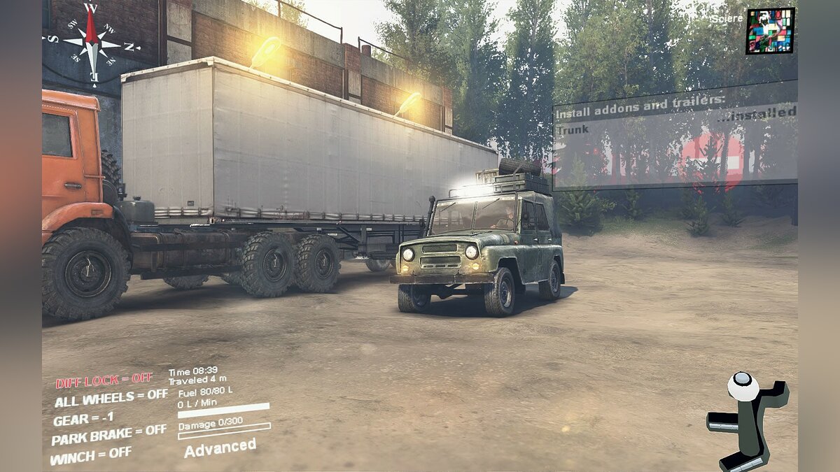 В Spintires нет звука