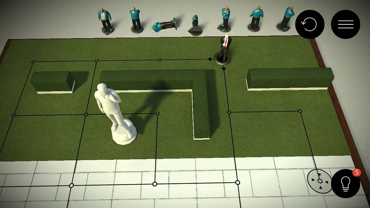 Скриншоты из Hitman GO / Картинка 27