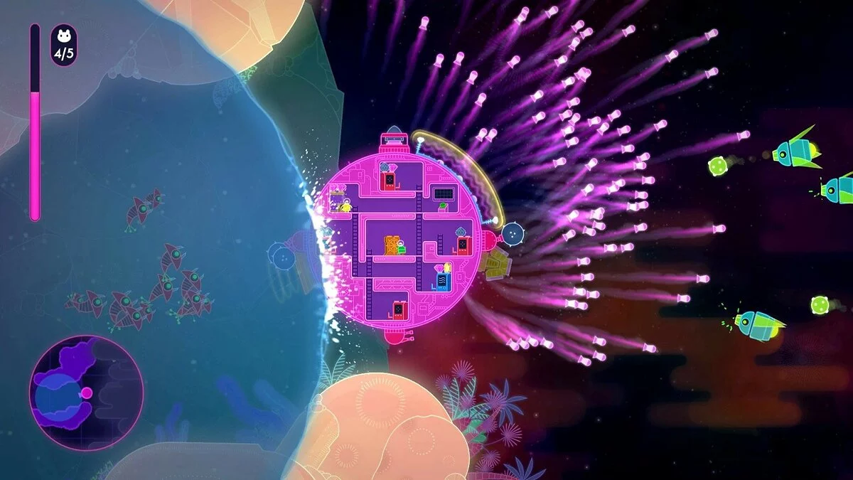 Скриншоты из Lovers in a Dangerous Spacetime