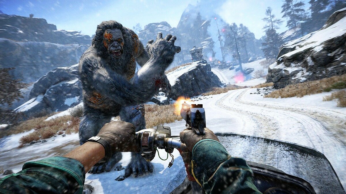 В новом DLC для Far Cry 4 игрок померится силами с йети