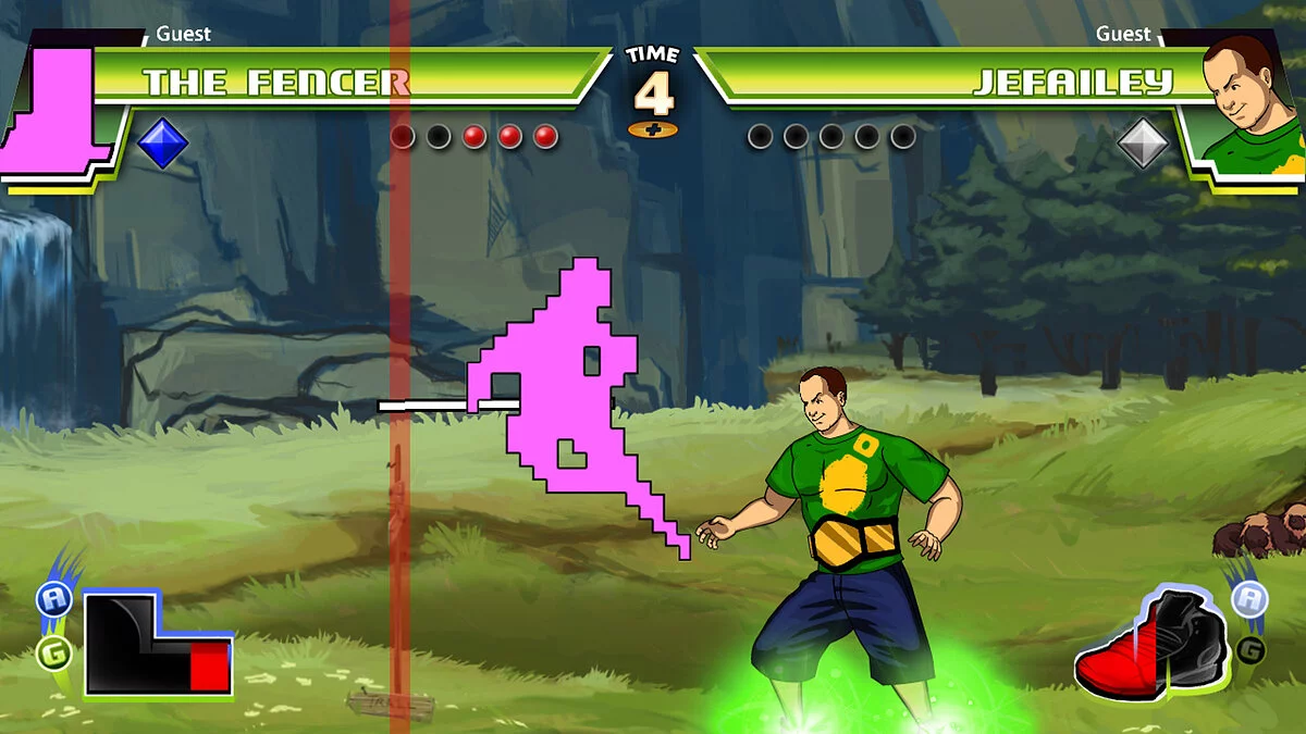Скриншоты из Divekick