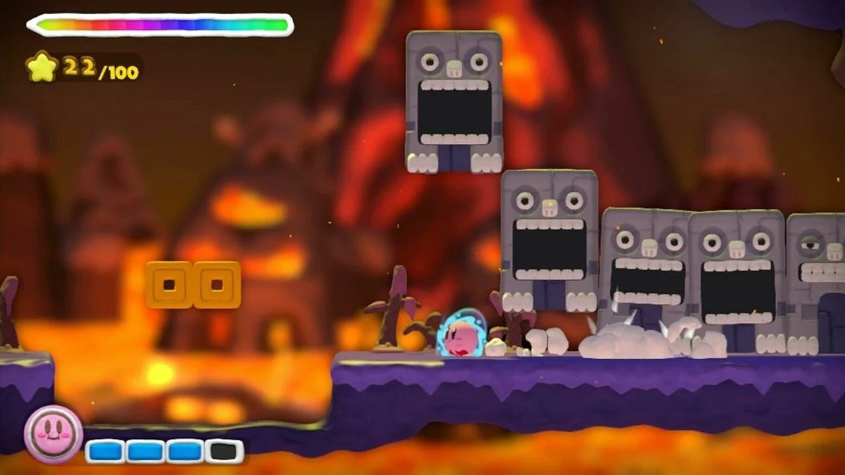 Скриншоты из Kirby and the Rainbow Curse
