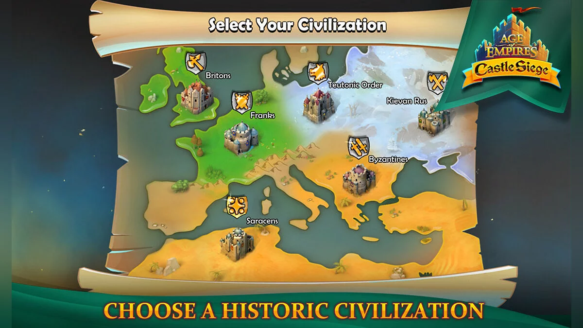 Скриншоты из Age of Empires: Castle Siege