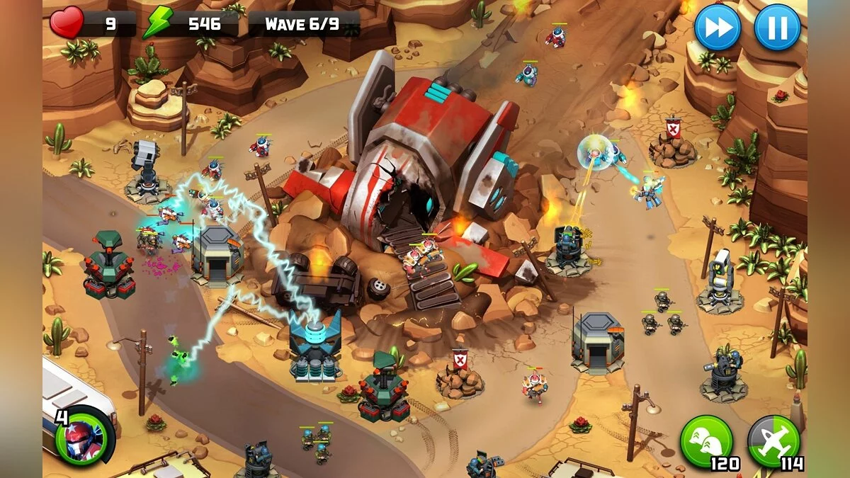 Скриншоты из Alien Creeps TD