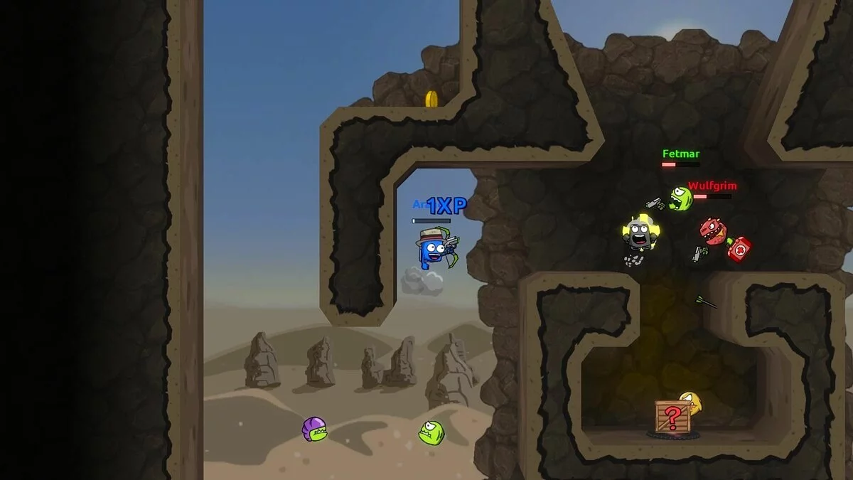 Скриншоты из Square Heroes