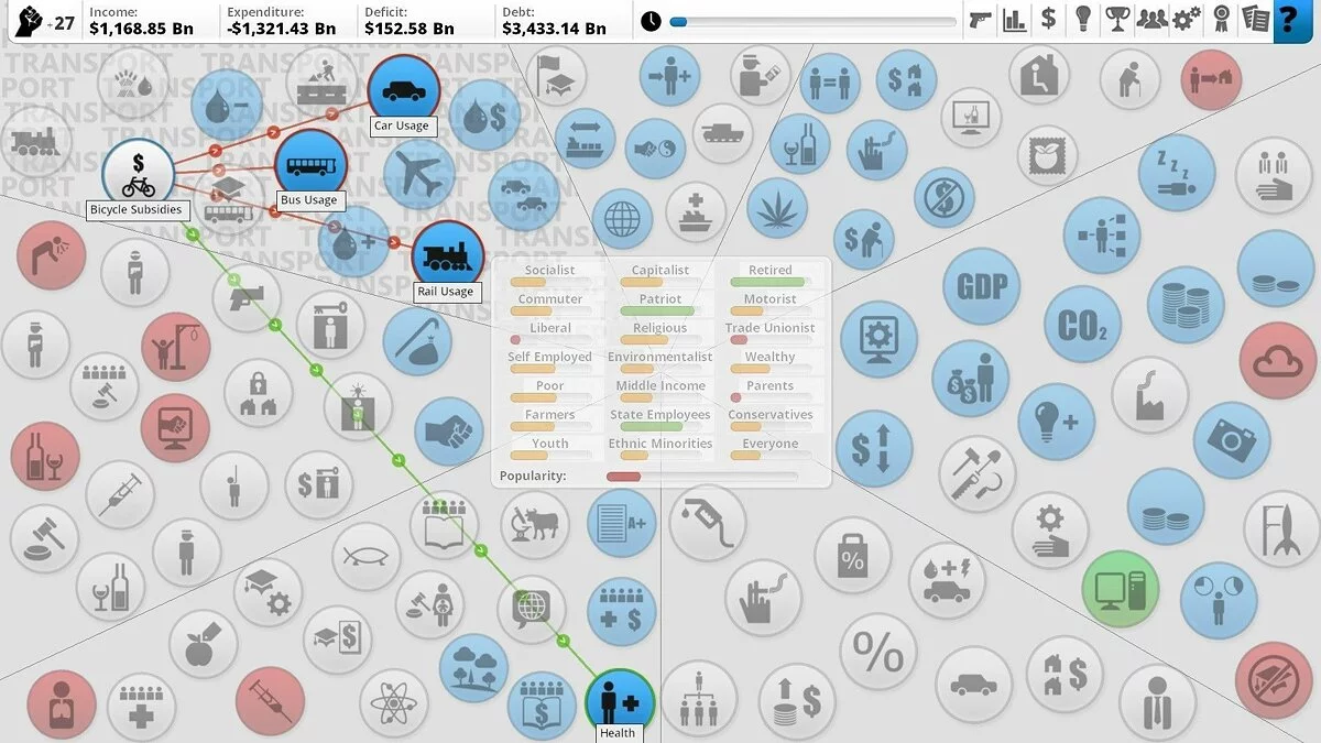 Скриншоты из Democracy 3: Social Engineering