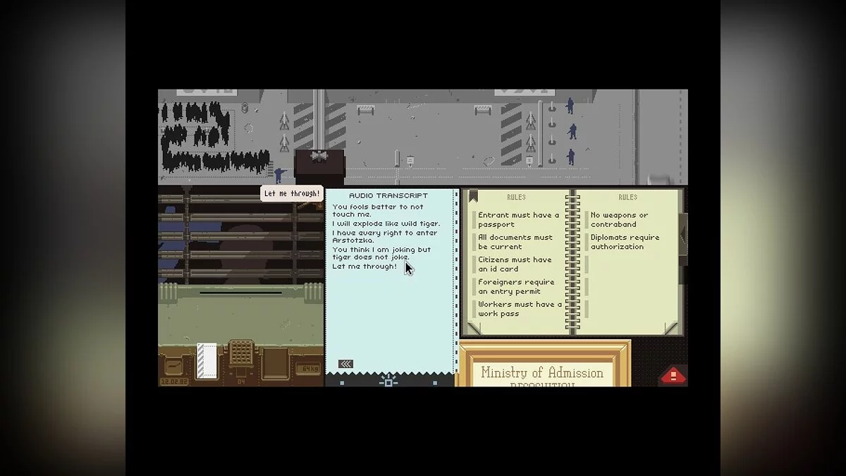 Скриншоты из Papers, Please
