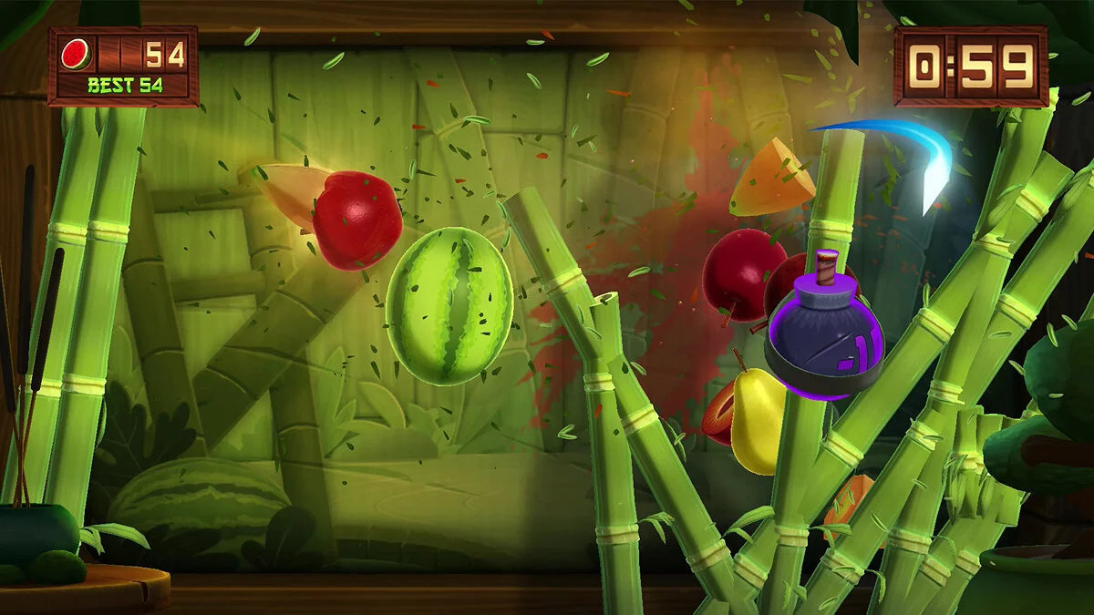 Скриншоты из Fruit Ninja Kinect 2