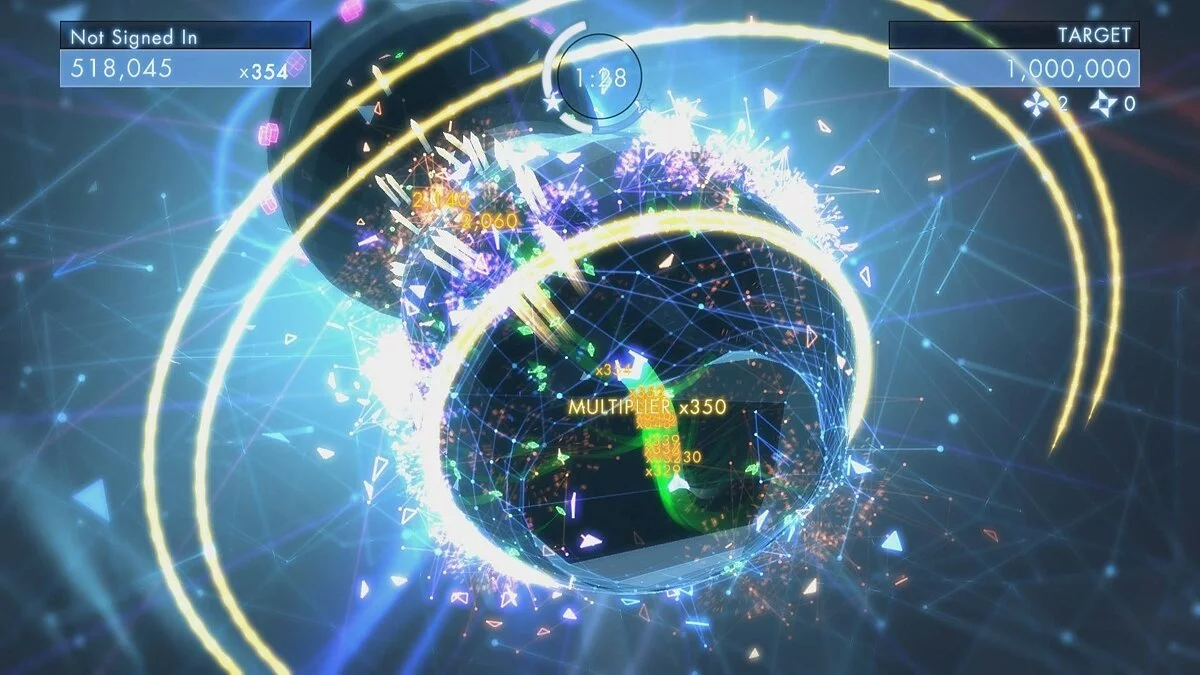 Скриншоты из Geometry Wars 3: Dimensions