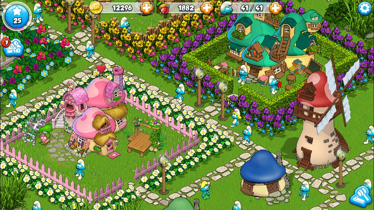 Скриншоты из Smurfs Village and the Magical Meadow
