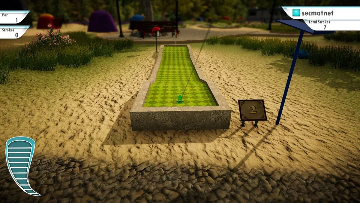 Скриншоты из 3D Mini Golf