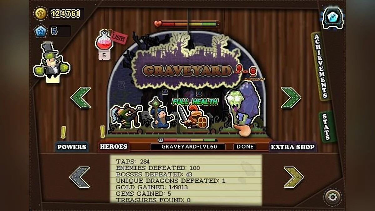 Скриншоты из Tap Heroes