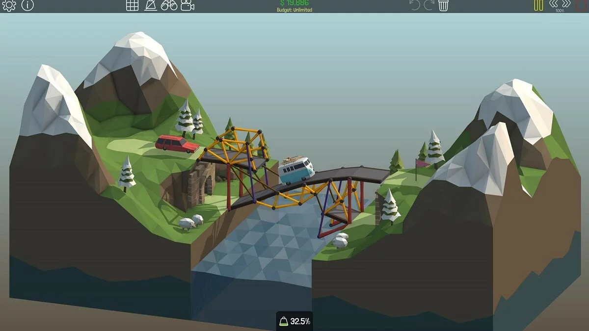 Скриншоты из Poly Bridge / Картинка 17