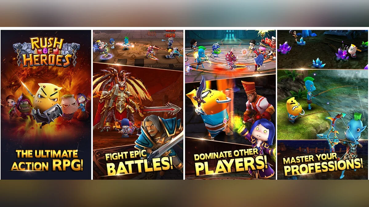 Скриншоты из Rush of Heroes