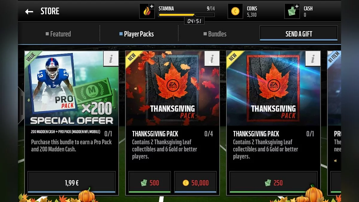 Скриншоты из Madden NFL Mobile