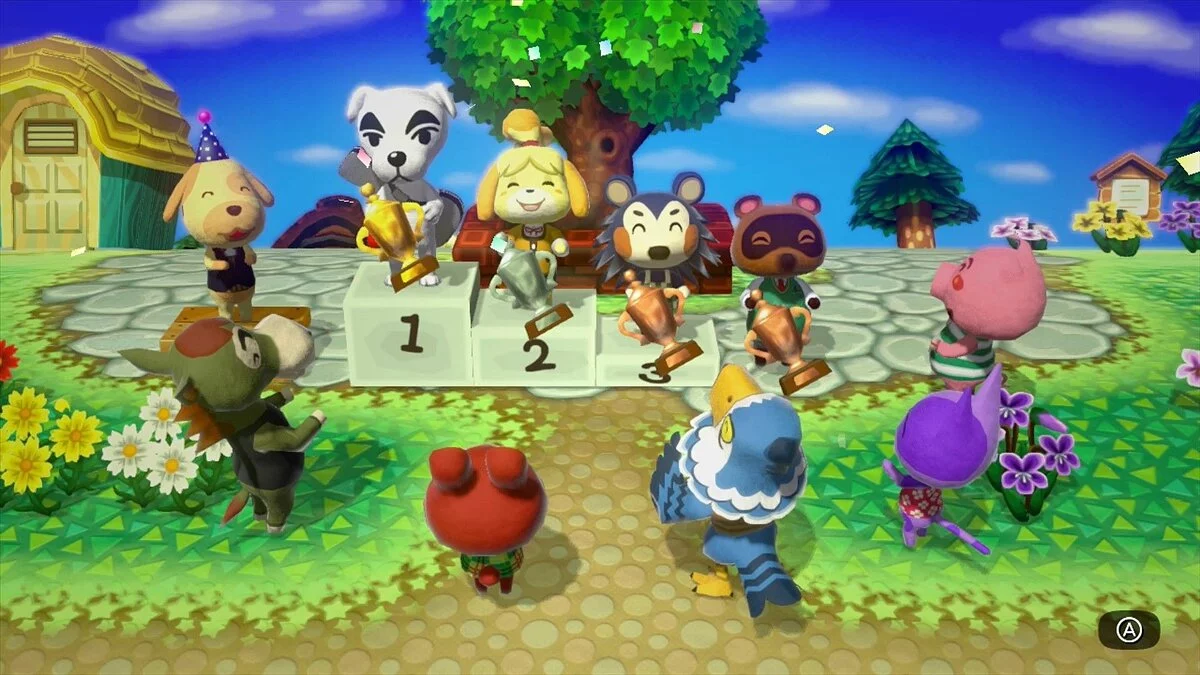 Скриншоты из Animal Crossing: Amiibo Festival