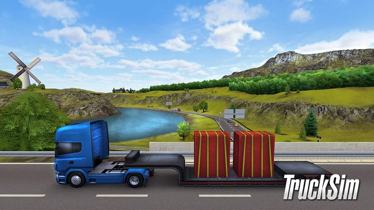 Скриншоты из TruckSim