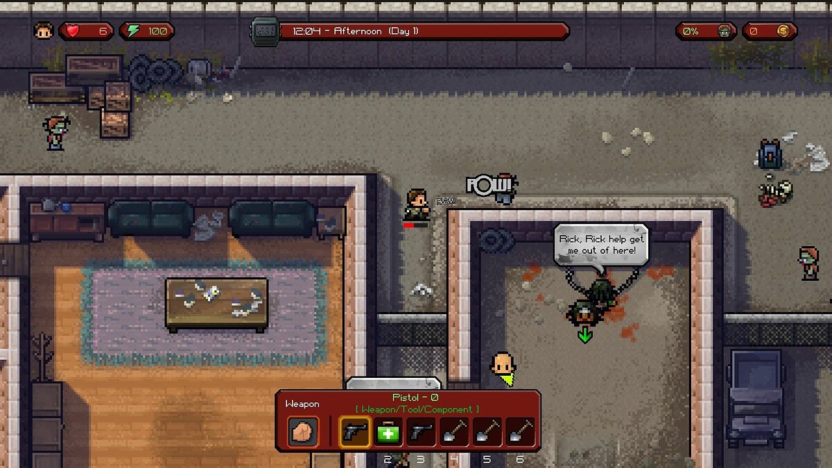 Escapists: The Walking Dead - что это за игра, трейлер, системные  требования, отзывы и оценки, цены и скидки, гайды и прохождение, похожие  игры