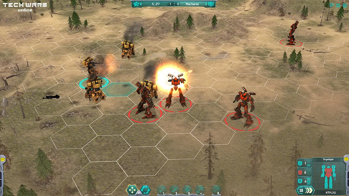 Скриншоты из TechWars Online