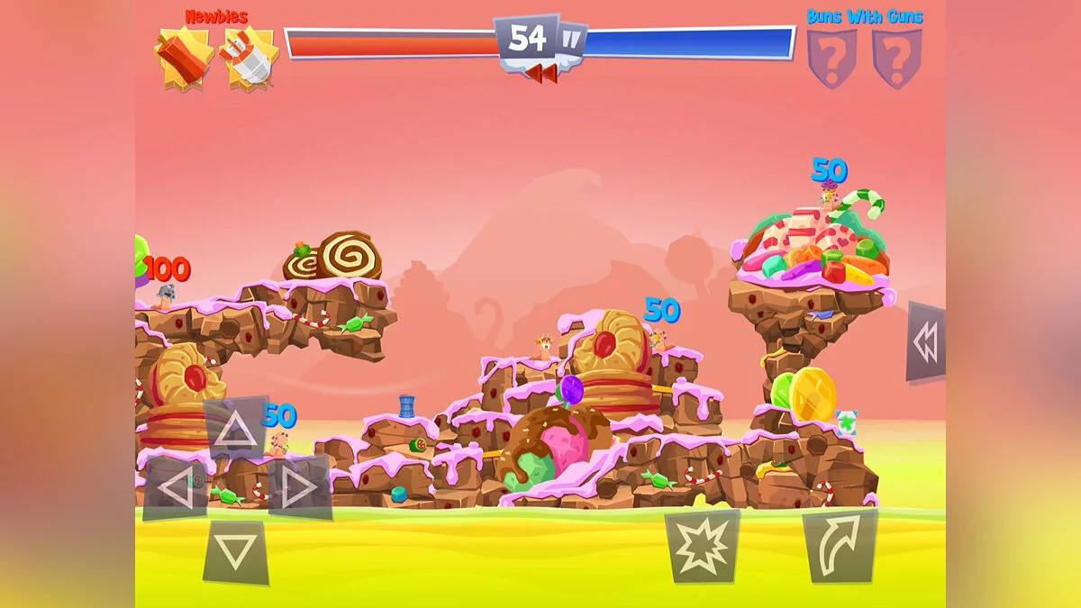 Скриншоты из Worms 4 (iOS)