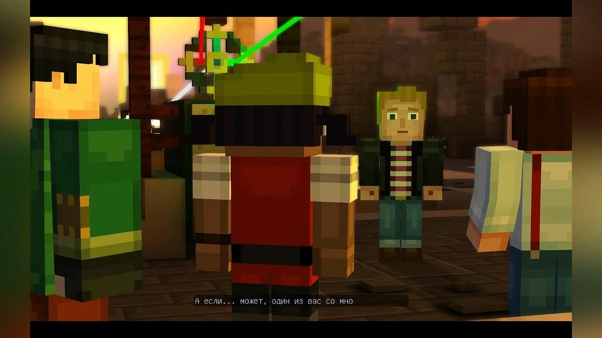 Скриншоты из Minecraft: Story Mode