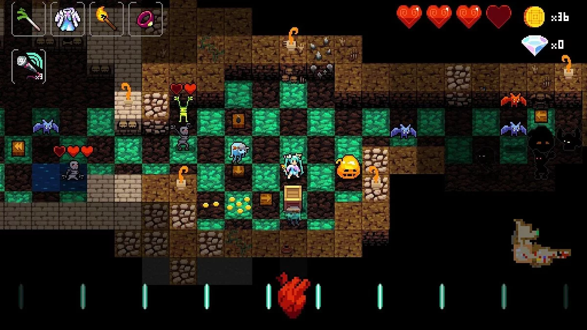 Скриншоты из Crypt of the NecroDancer