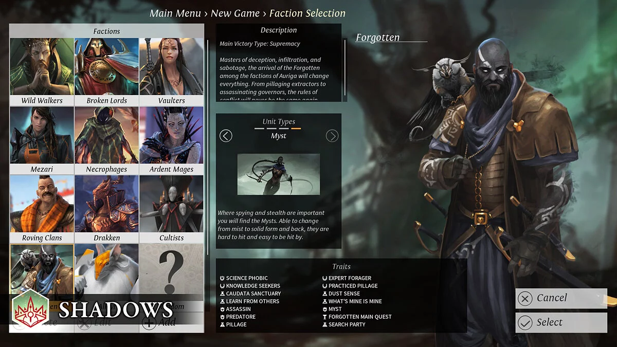Скриншоты из Endless Legend: Shadows