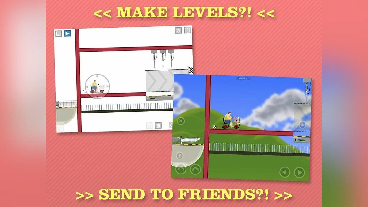 Скриншоты из Happy Wheels