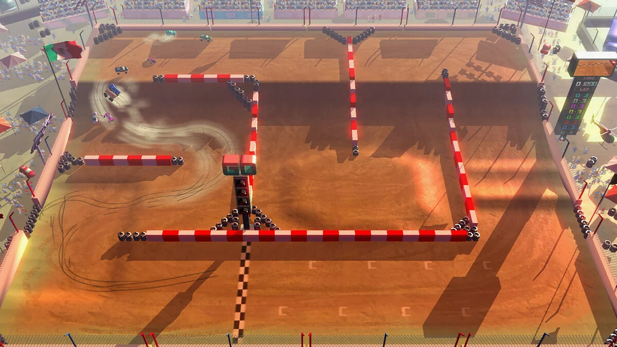 Скриншоты из Rock 'N Racing Off Road DX