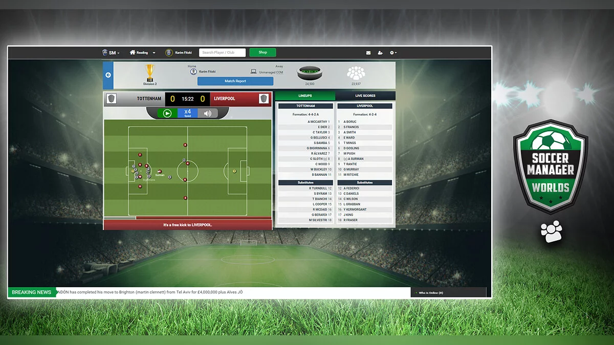 Скриншоты из Soccer Manager 2016