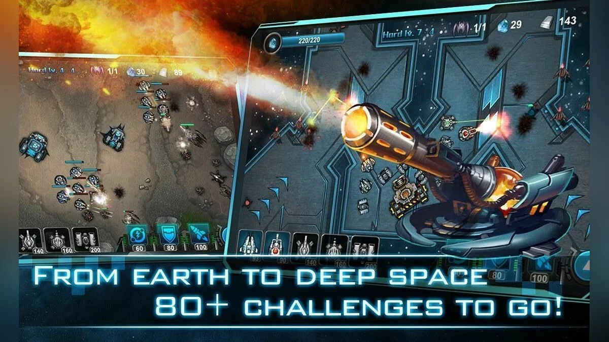 Скриншоты из Galaxy Defense