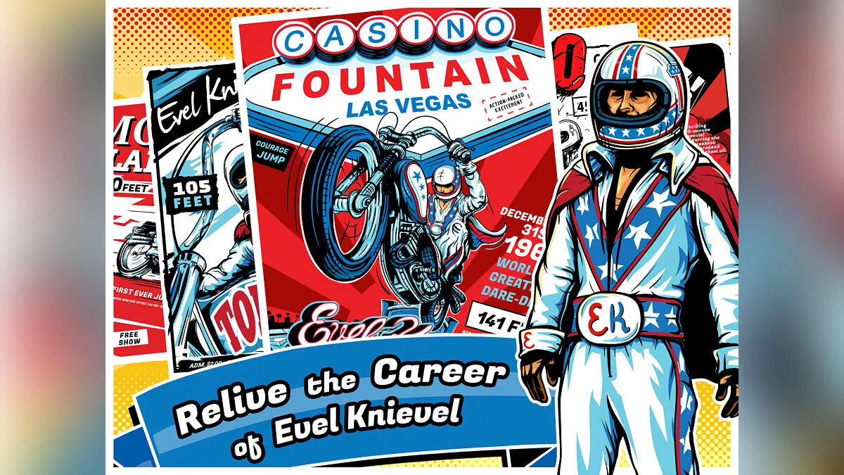 Скриншоты из Evel Knievel (iOS)