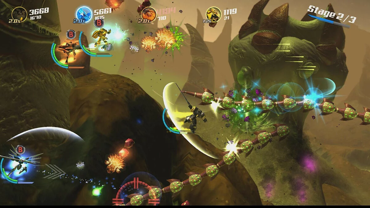 Скриншоты из Stardust Galaxy Warriors