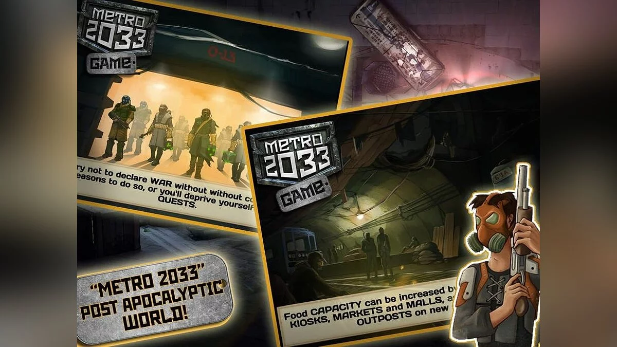 Скриншоты из Metro 2033 Wars(ios)