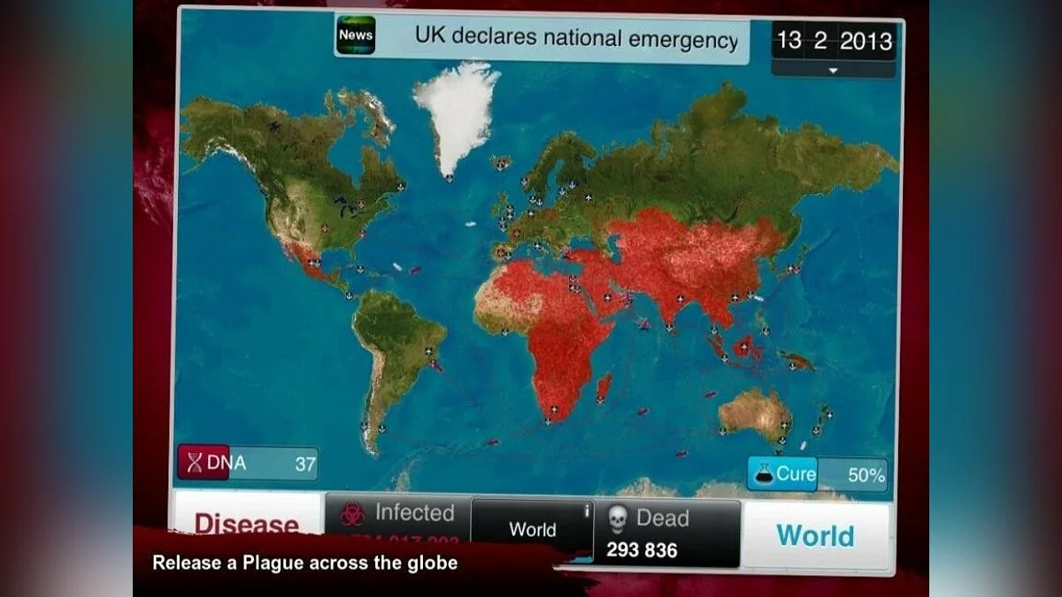 Скриншоты из Plague Inc. / Картинка 18