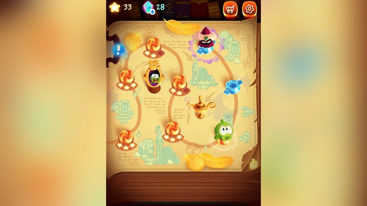 Скриншоты из Cut the Rope: Magic GOLD